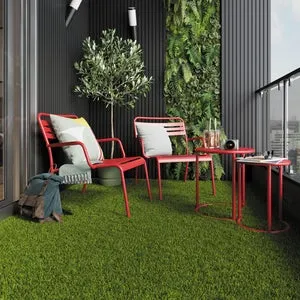 Erba sintetica Sp 20 mm drenante e resistente ai raggi UV 5 x 2 m, 10 m² NATERIAL Solta