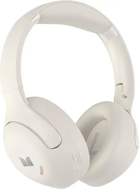 Monster Harmonic N22 ANC Active Noise Cancelling Headphones, Bluetooth Headphones Over Ear with 3 EQ Modes, 110H Playtime, HiFi Stereo Audio, Bluetooth 6.0, Wireless Headphones for Work Travel, White