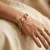 Armband in edelstaal, schakels