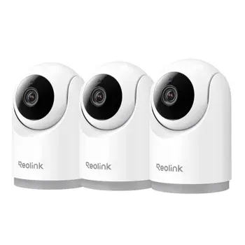 Reolink 3MP Indoor Plug-in Wi-Fi Security Camera, Pack of 3