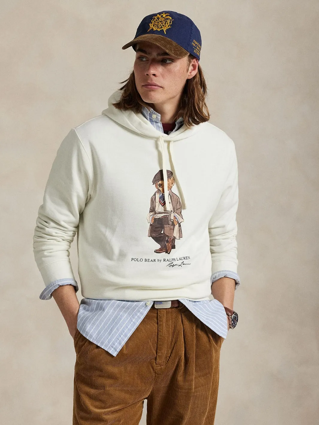 POLO BEAR FLEECE HOODIE