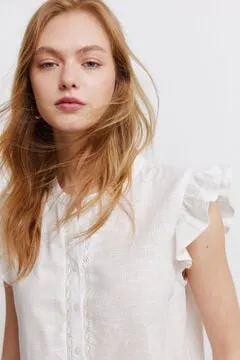 Camisa lace volantes