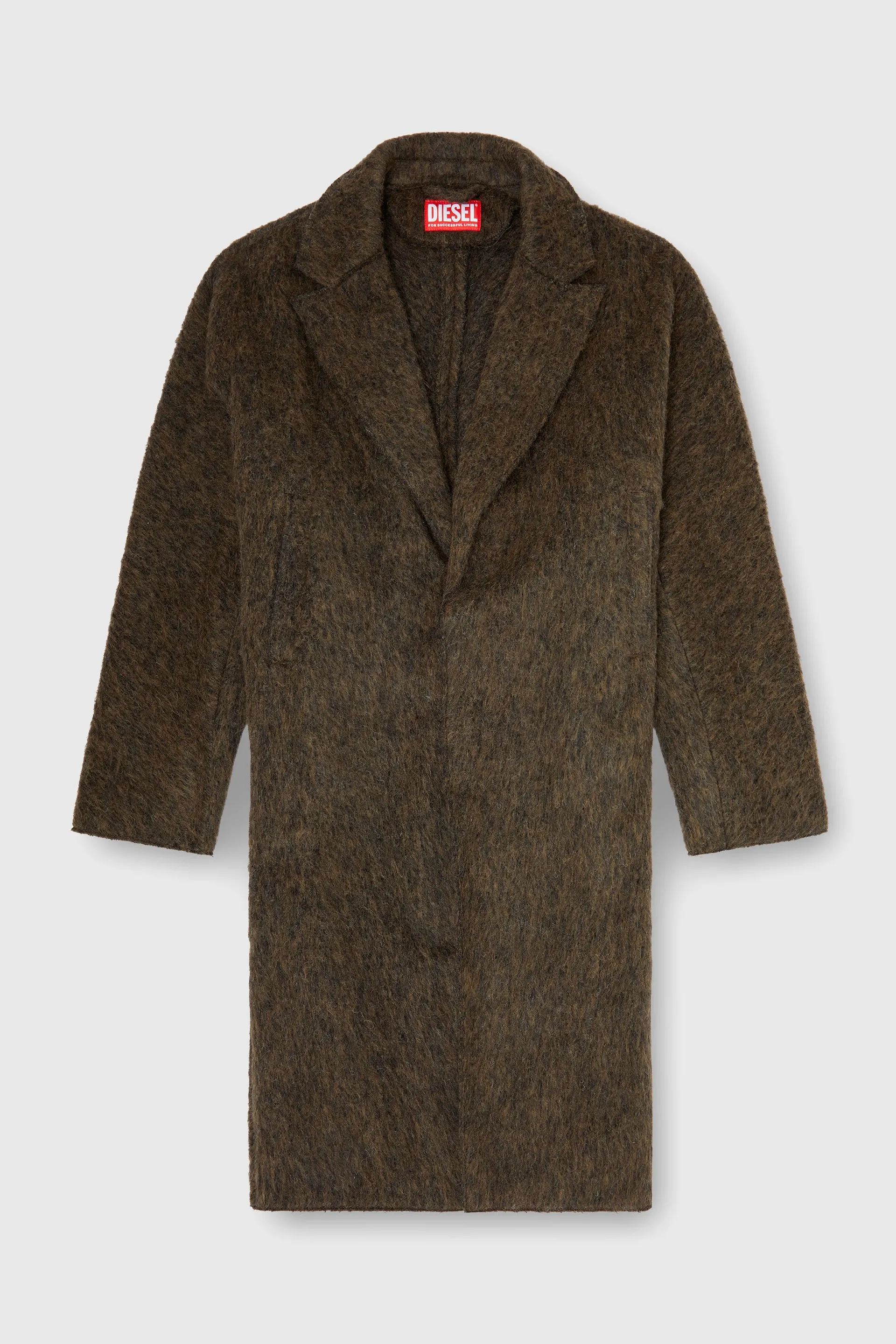 Coat in wool and alpaca blend