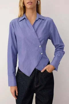 Camisa de manga larga con botones