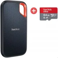 Extreme Portable SSD V2 (1TB) + Dein Geschenk: microSDXC Ultra (64GB) + Adapter