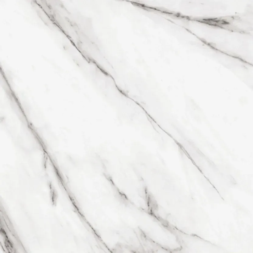 Cerámica marmolada Carrara blanco piso pared interior exterior 61 x 61 cm