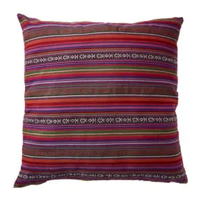 Kussen mexican groot - rood - 60x60 cm