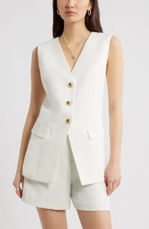 Open Edit The Icon Collarless Vest