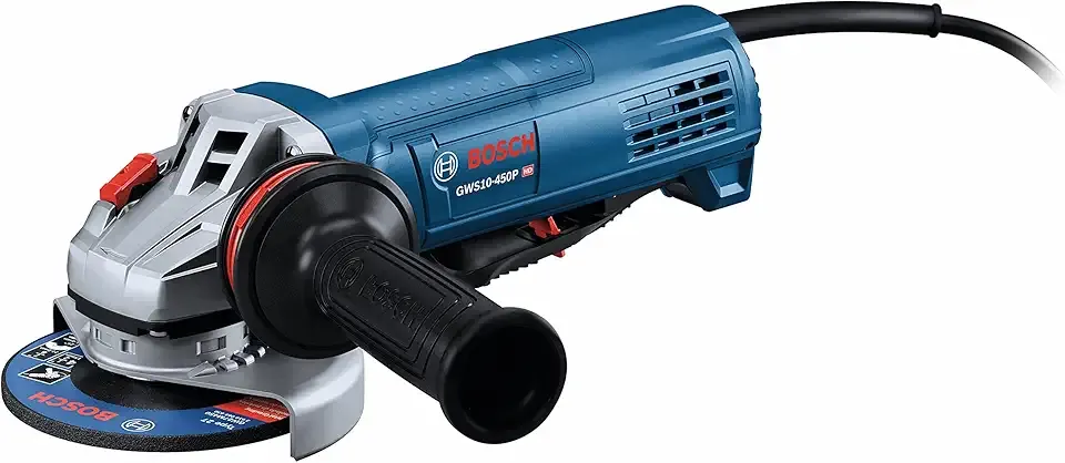 Bosch GWS10-450P 4-1/2 In. Ergonomic Angle Grinder with Paddle Switch