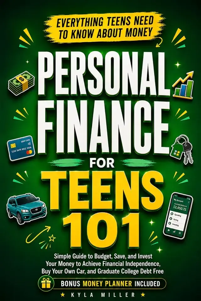 Personal Finance for Teens 101: Simple Guide to Budget, Save, and Invest Your Money to Achieve Financial Independence, Buy Your Own Car, and Graduate College Debt Free