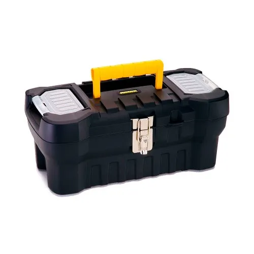 Caja herramientas Rimax 16" cerradura metálica negro