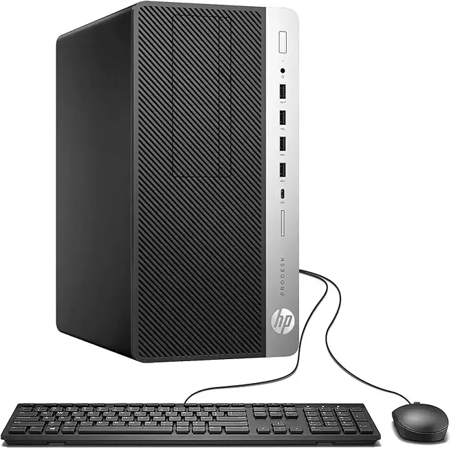 HP ProDesk 600G4 Tower Desktop Computer | Intel i7-8700 (3.4) | 32GB DDR4 RAM | 1TB SSD Solid State | Wi-Fi 5G + Bluetooth | Windows 11 | Home or Office PC (Renewed)