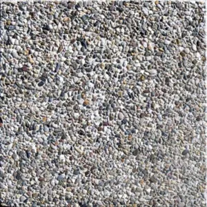 Dalle béton gravillonnée gris extérieur 40 x 40 x 3,7 cm