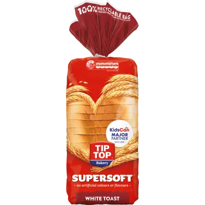 Tip Top Supersoft White Toast Bread