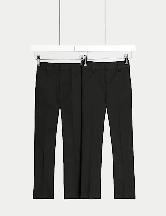 2er-Pack Schulhosen für Jungen mit schmalem Bein (2–18 Jahre)