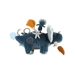 Peluche Dino Tiga Stegi & Ops 42 cm en Veloudoux