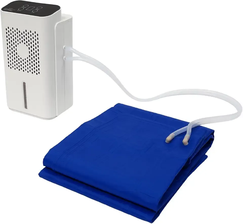 Water Cooling Mattress Pad, Quiet Energy Efficient Bed Cooling Mat for Hot Sleepers, Portable Water Fed Mattress Topper for Night Sweats Relief,Bed with Remote Timer