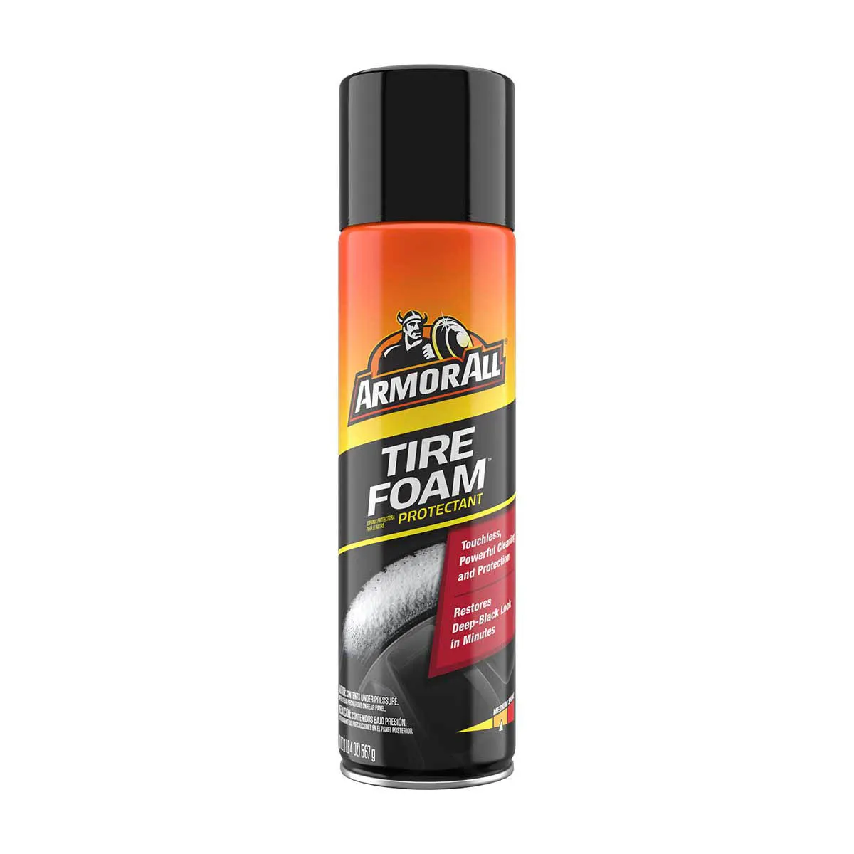 Armor All Tire Foam, Car Cleaning Foam, Wheel and Tire Cleaner - 20 oz
