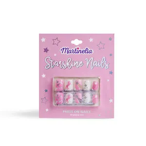 Faux-ongles à paillettes Licorne