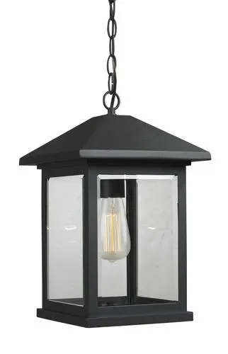 Z-Lite Portland Black 1 Light Outdoor Chain Light