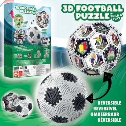 PUZZLE 3D - 32 PIECES - BALLON DE FOOTBALL EDUCA BORRAS Ref : 41063278