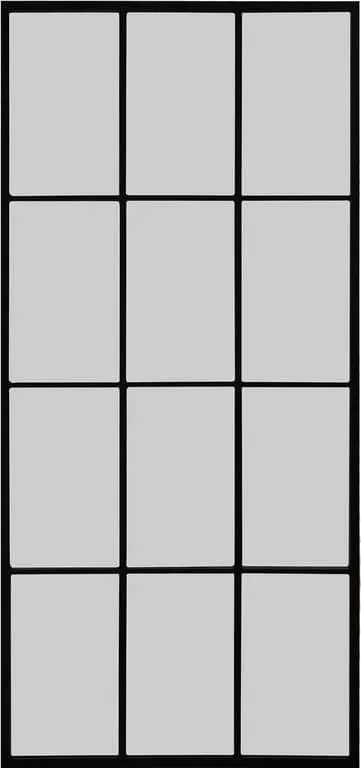 Avenue speil 90x195 cm svart, 12 ruter