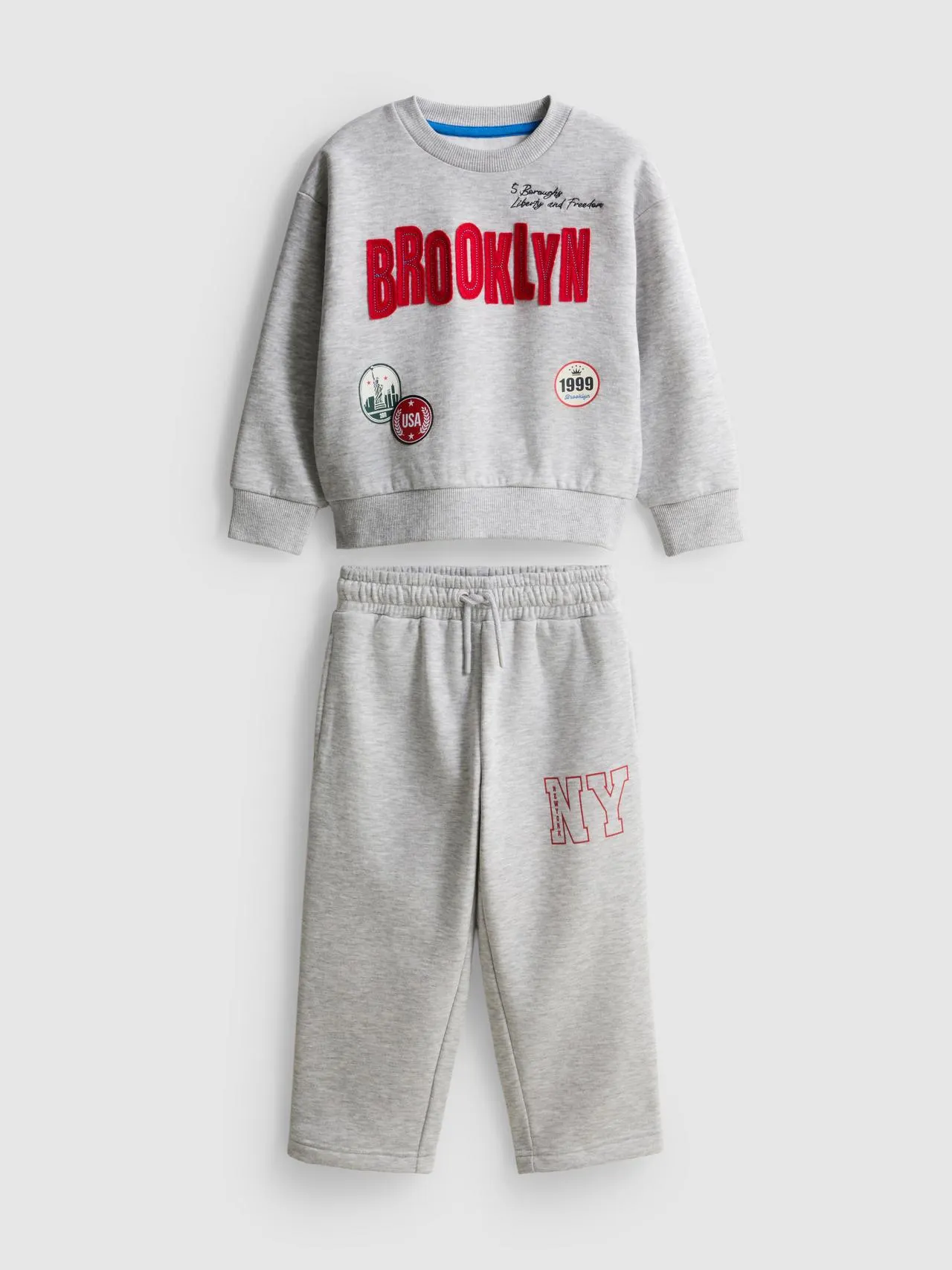 1–9 ans | Sweat-shirt et bas de jogging en coton Brooklyn