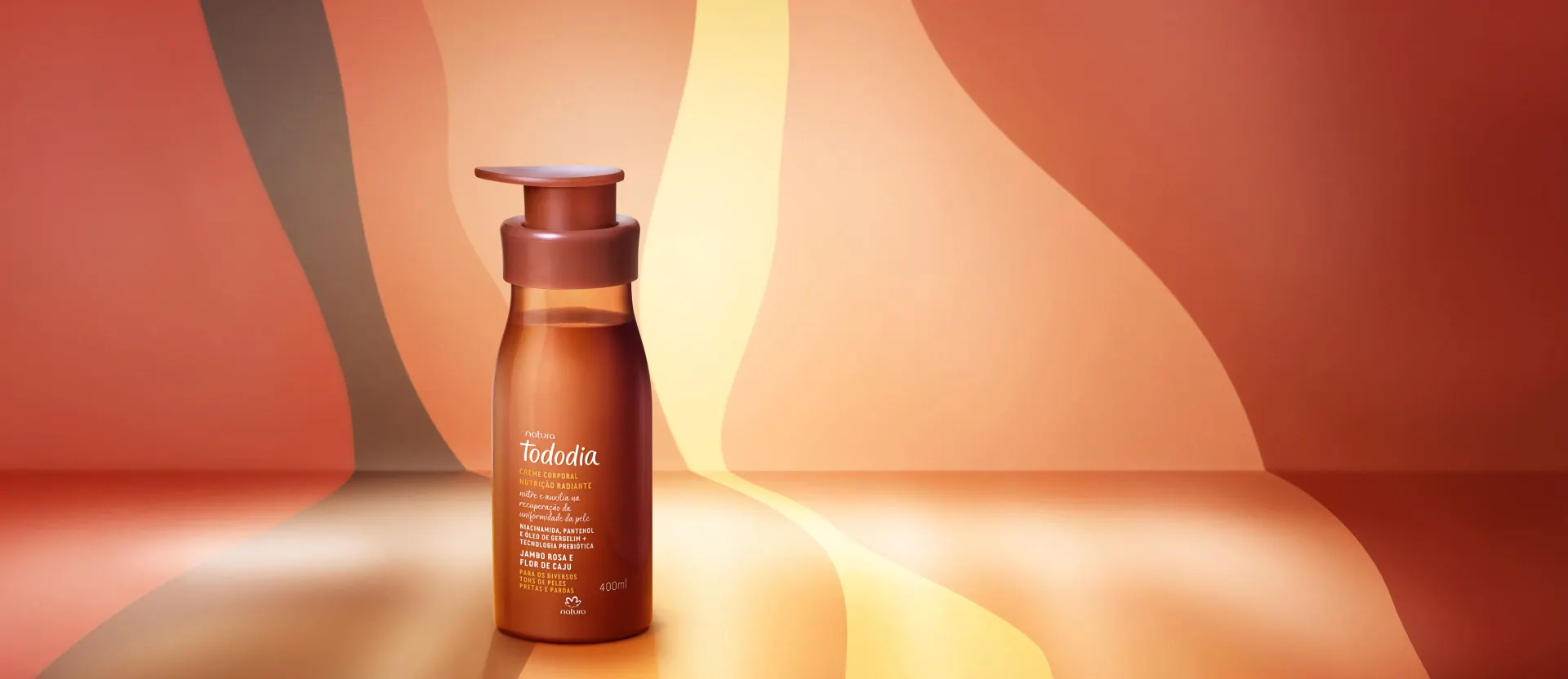 Creme Desodorante Nutrição Radiante Tododia Jambo Rosa e Flor de Caju