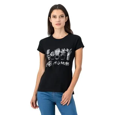 Playera Mxstaza Mujer Estampado Frontal Estampado Just One More