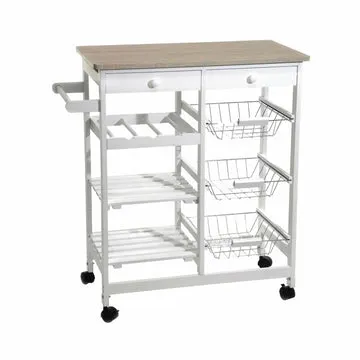 Carrello da cucina in legno Wonto