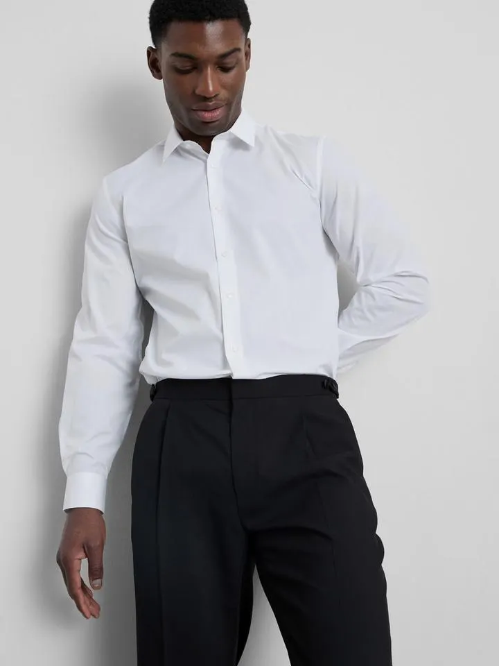 Chemise habillée classique à manches longues