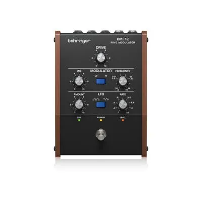 BEHRINGER BM-12-RING-MODULATOR VINTAGE ANALOG RING MODULATOR PEDAL WITH LFO