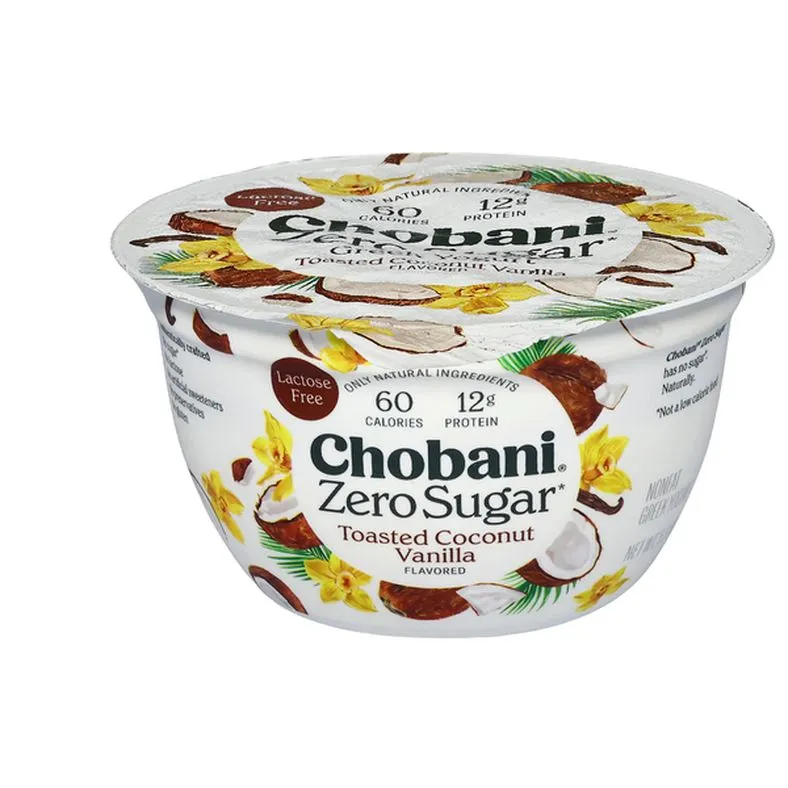 Chobani Nonfat Greek Toasted Coconut Vanilla Yogurt