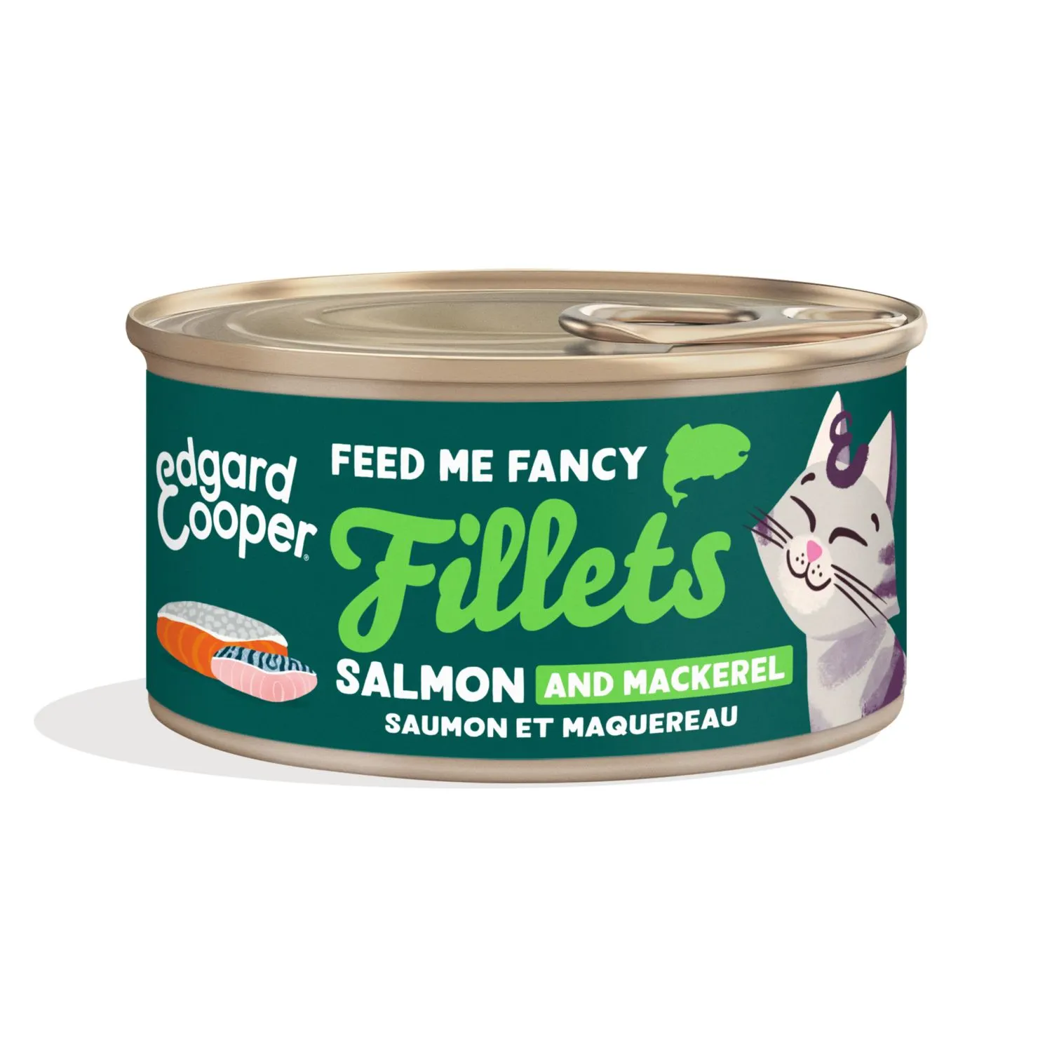 Edgard&Cooper Fillets - Natvoer - 70 g Zalm&Makreel
