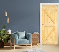Puerta Pino Granero 81X203cm Holztek