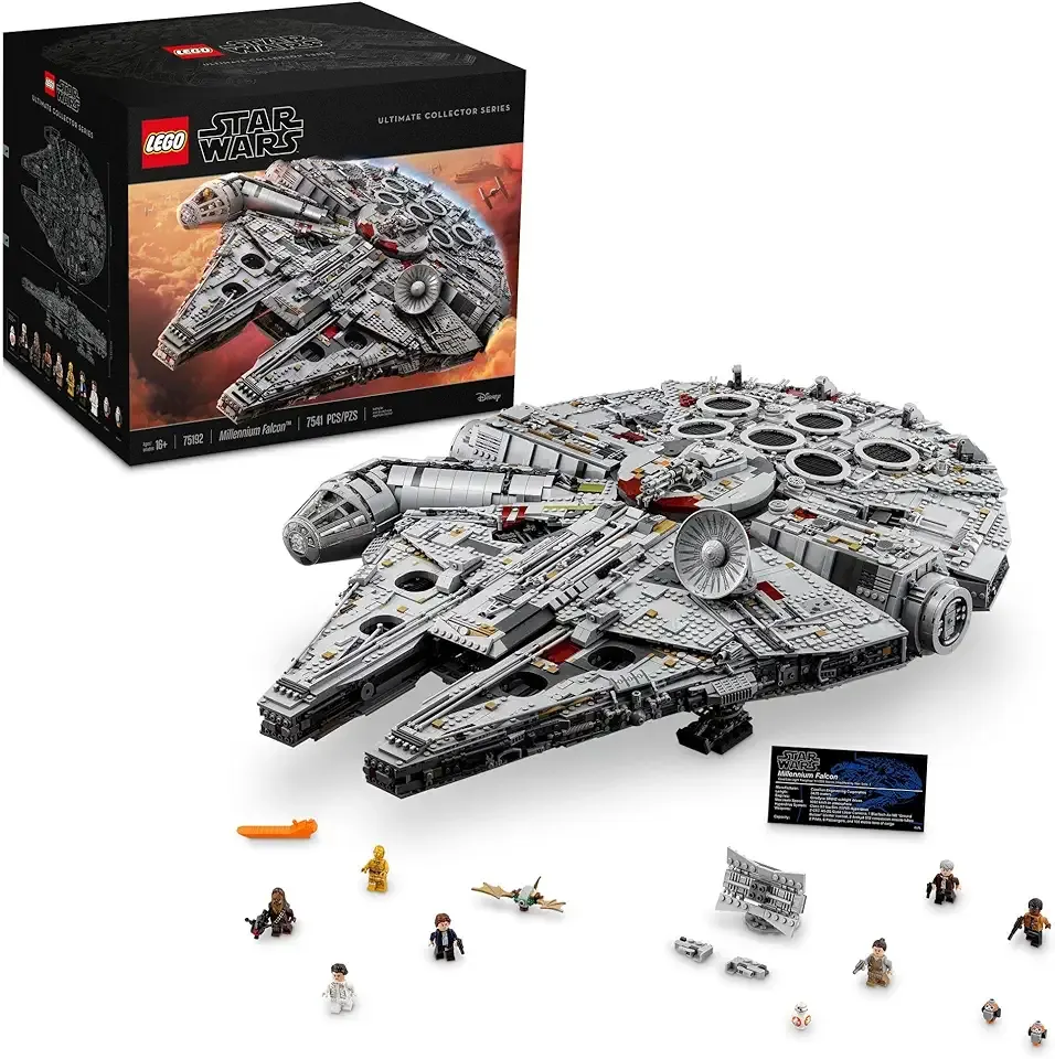 Star Wars Millennium Falcon - Building Set for Adults, Ages 16+ - Gift for Birthday - Movie Collectible Model Kit - Display in Home or Office - 75192