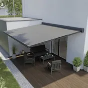 Store banne Led motorisé avec coffre intégral - 4 x 3,5 m - Blooma