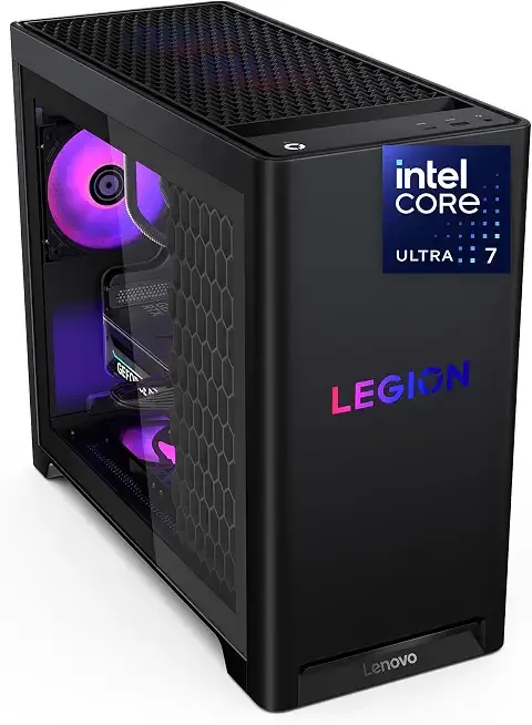 Lenovo Legion Tower 5i – AI-Powered Gaming PC - Intel® Core Ultra 7 265F Processor – NVIDIA® GeForce RTX™ 5070 Ti Graphics – 32 GB Memory – 1 TB Storage – 3 Months of PC GamePass