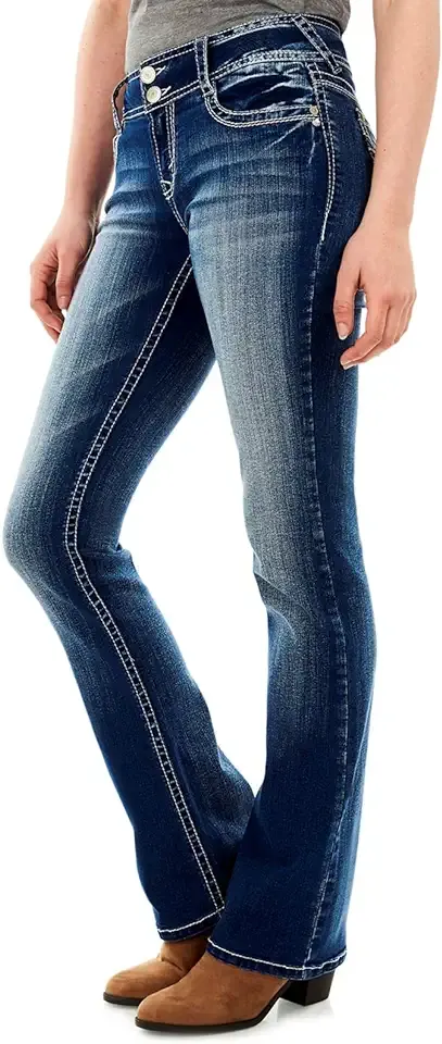 Luscious Curvy Bootcut Jeans for Women, Sizes 0-24