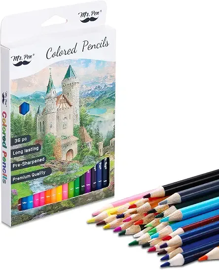 Mr. Pen- Colored Pencils for Adult Coloring Books, 36 Pack