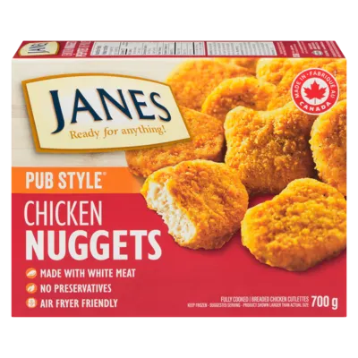 Pub Style Chicken Nugget, Fully Cooked