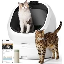 PETLIBRO Automatic Litter Box with AI-Camera Waste Analysis, Auto Odor-Control Self Cleaning Litter Box, Large Open-Top Luma Smart Litterbox with Multi-Cats Recognition, Usage Tracking, Safety Sensors