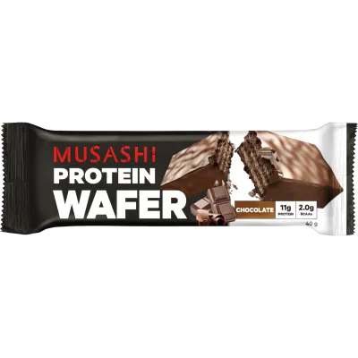 Musashi Protein Wafer Bar 40g/Shred & Burn High Protein Bar 60g