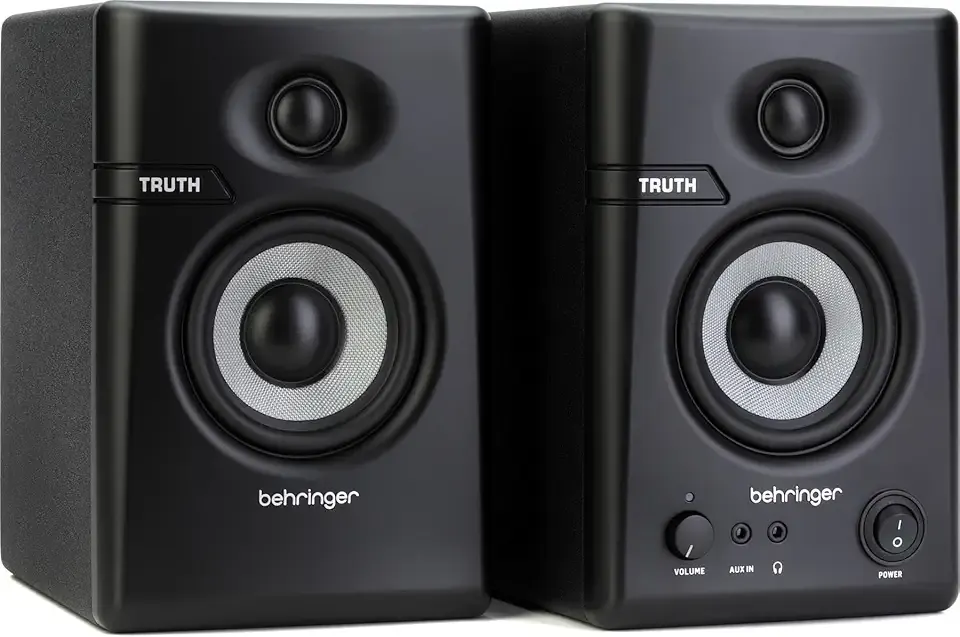 Behringer Truth 3.5 Audiophile 3.5" Studio Monitors with Advanced Waveguide Technology.