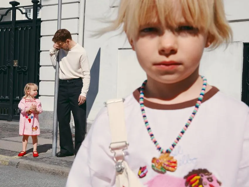 SISSEL EDELBO X ZARA KIDS EMBROIDERED TIGER T-SHIRT