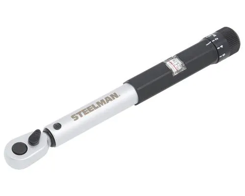Steelman® 1/4" Drive Micro-Adjustable Click-Type Torque Wrench