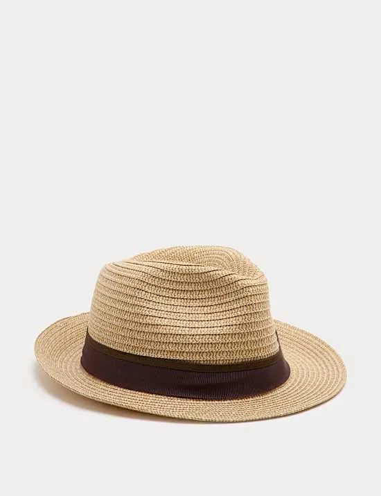 Textured Packable Trilby