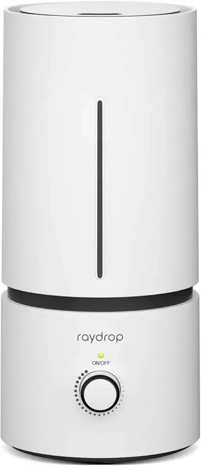 raydrop Cool Mist Humidifiers for Home Babies, 1.70 L Quiet and Small Ultrasonic Humidifier for Bedroom Nightstand, Space Saving, Auto Shut Off - (0.45 Gallon, US 110 V)
