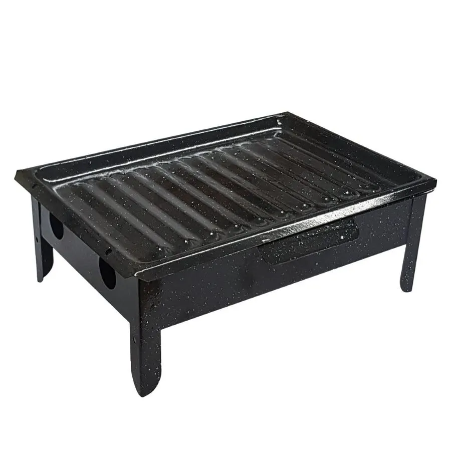 Brasero de mesa para asado enlozado Brosen