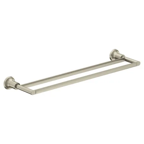 Moen® Zyla™ Brushed Nickel Double Towel Bar
